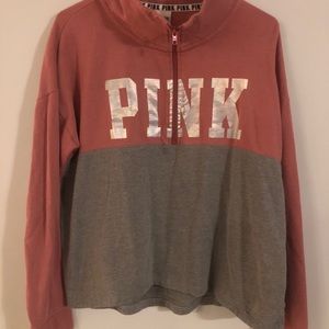 Victoria Secrets Pink 1/4 Zip
